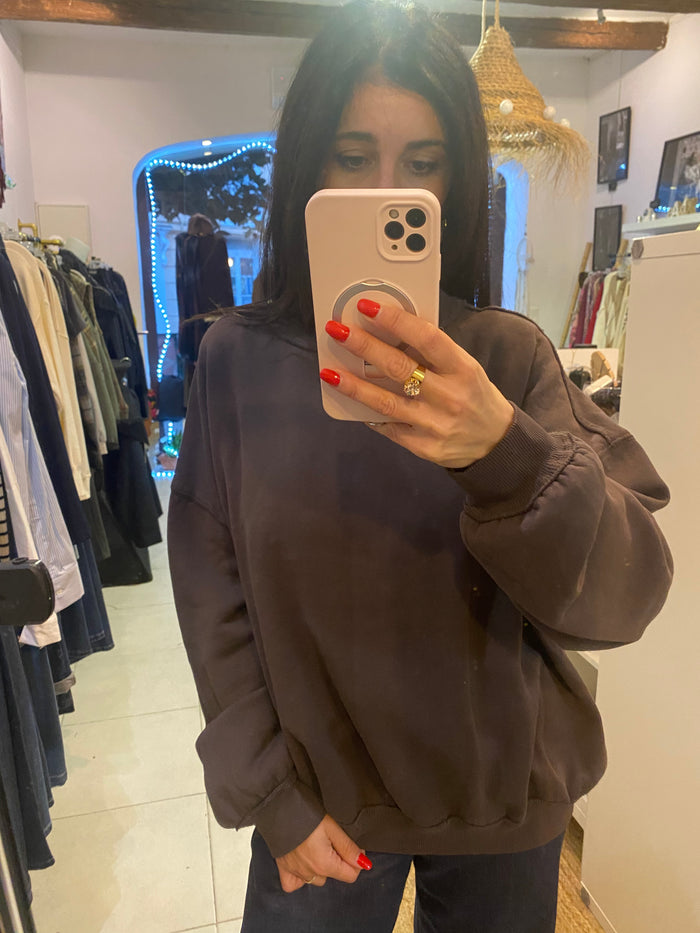 Sweat oversize choco - LOU