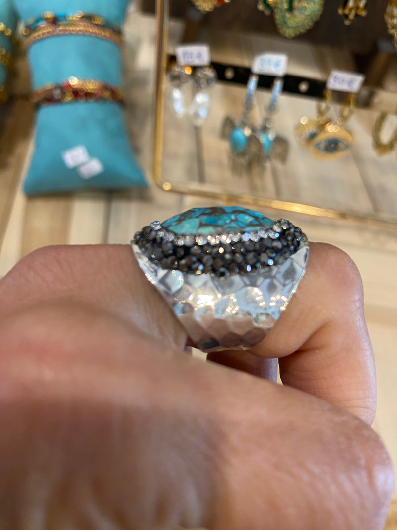 Bague Hypnochic argentée