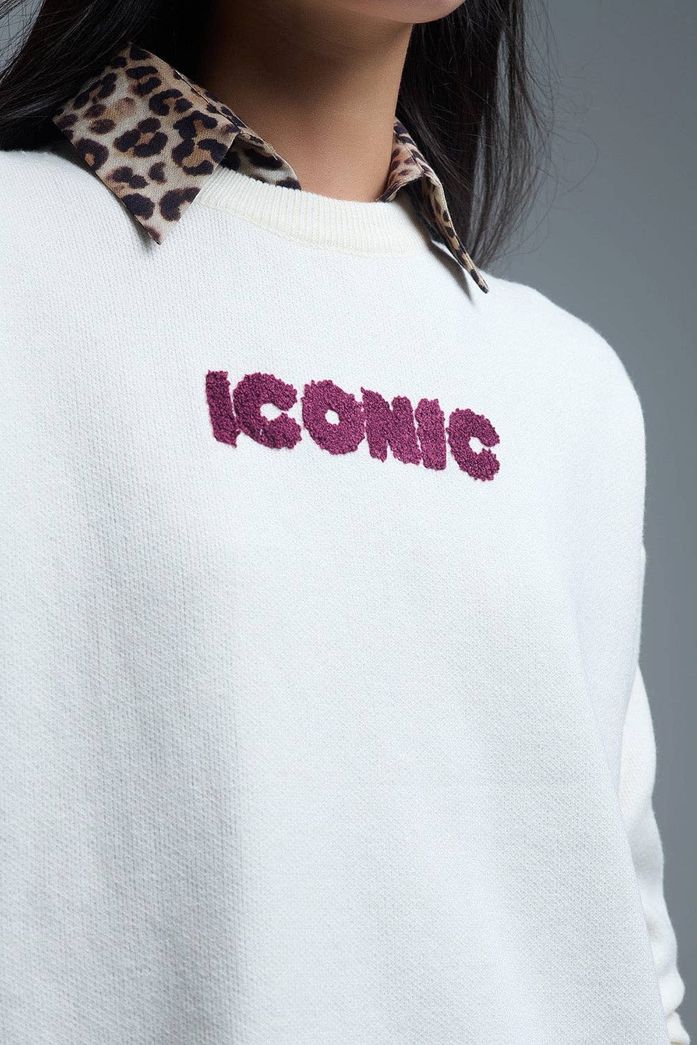 Pull ICONIC brodé - Q2