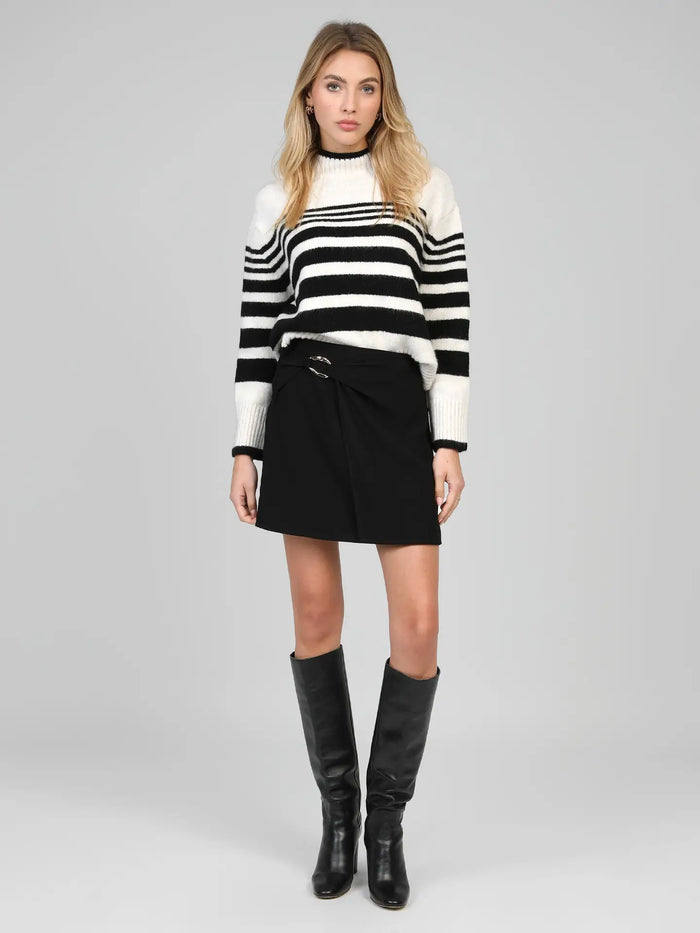 Jupe courte Gustine noir - An'ge