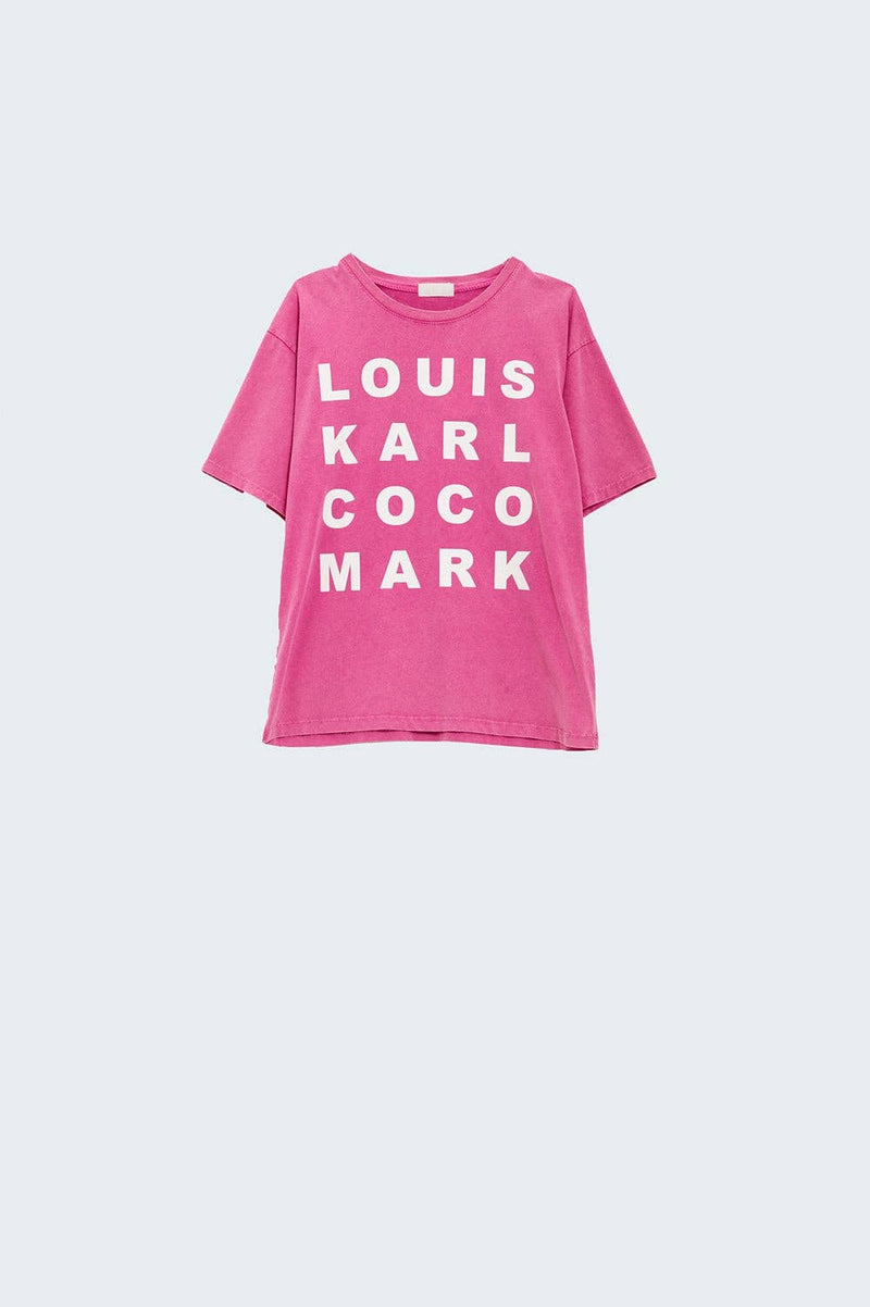 T-shirt rose LOUIS KARL