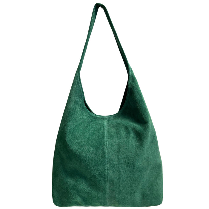 Sac à bandoulière et porte monnaie en daim