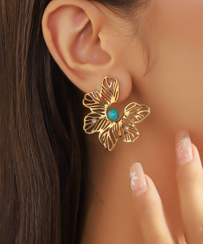Boucles d'oreilles Fleurs