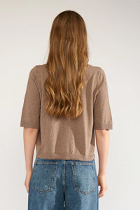 Pull fin taupe - Nümph