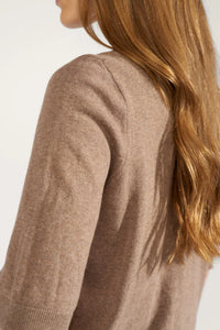 Pull fin taupe - Nümph
