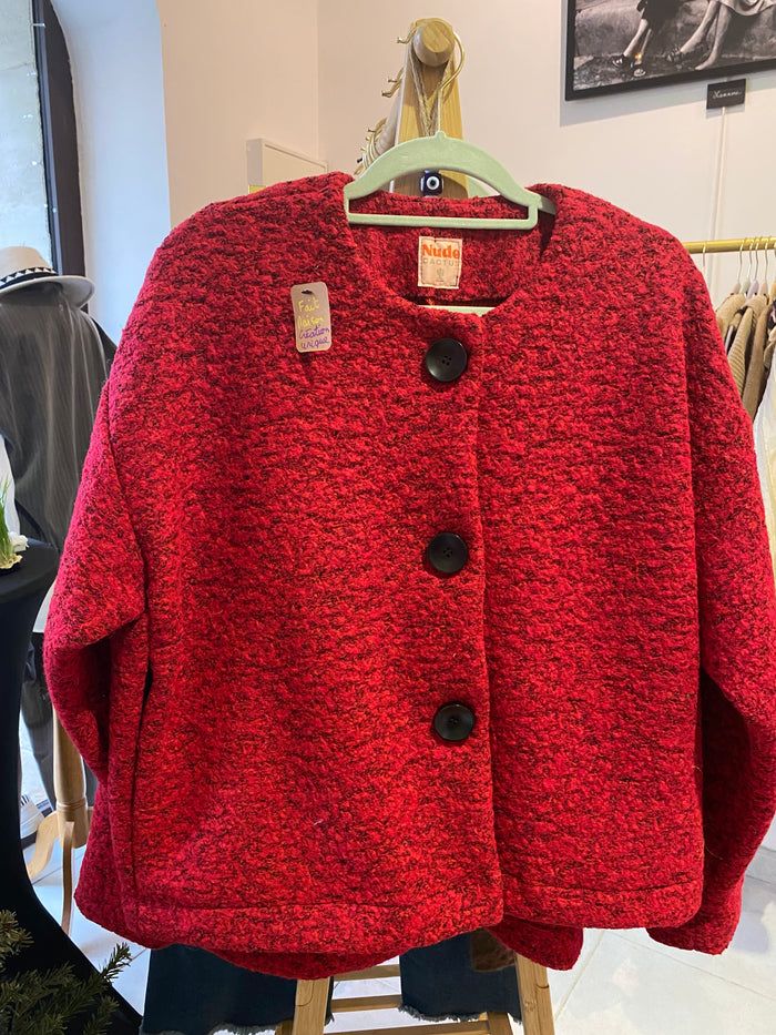 Veste NUDE CACTUS rouge