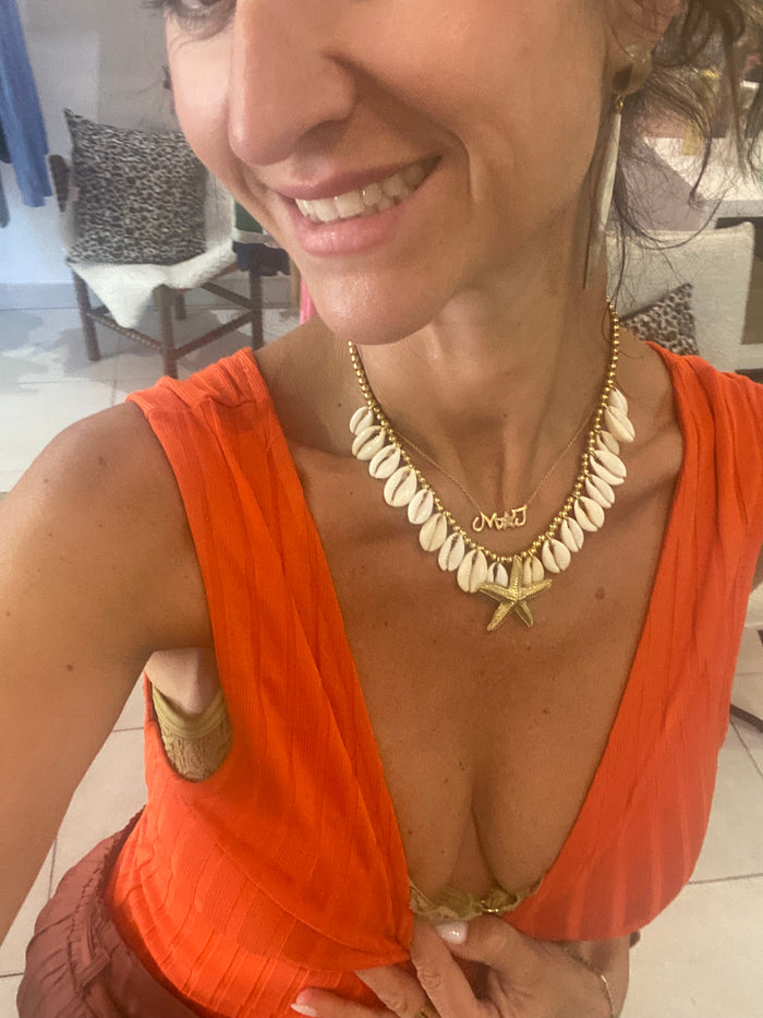 Collier Etoile de mer & coquillages