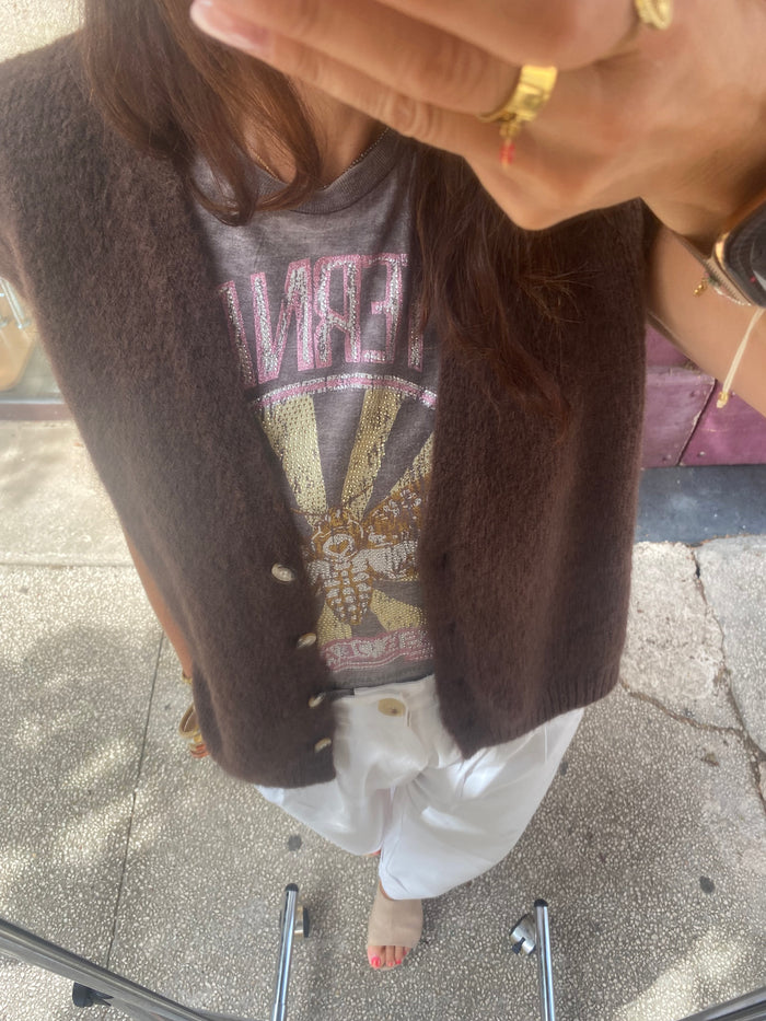 Gilet sans manche LiL Choco - LOU