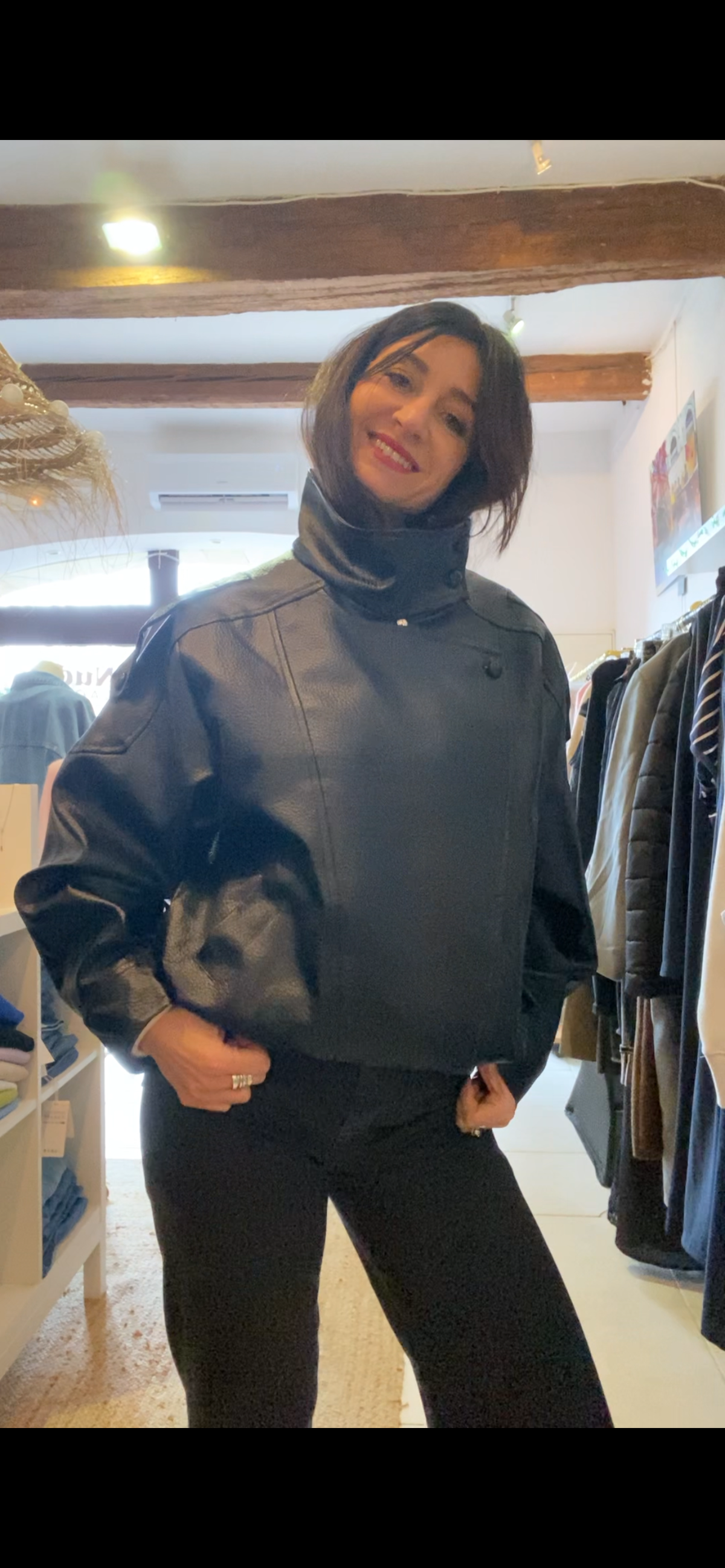 Blouson simili BoMBa - LOU