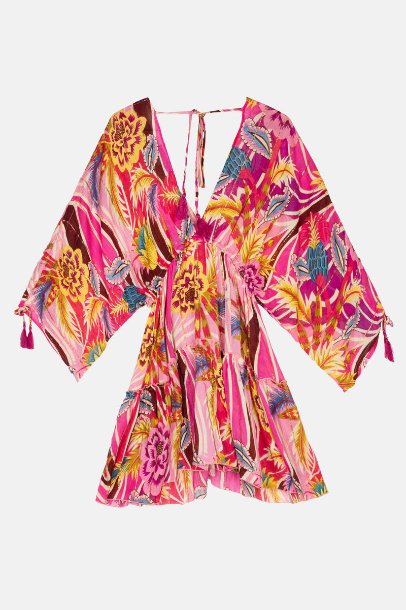 ROBE COURTE ROSE POSITANO - Piti Cuiti