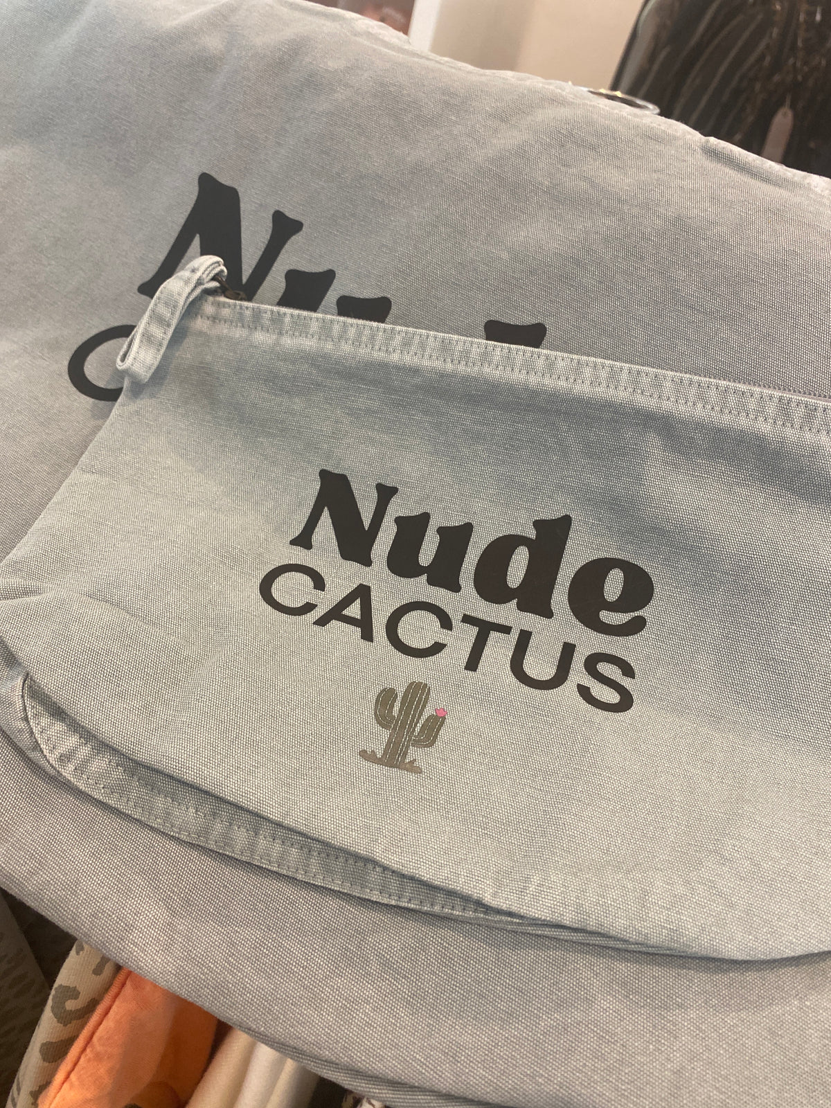 Trousse en coton NUDE CACTUS