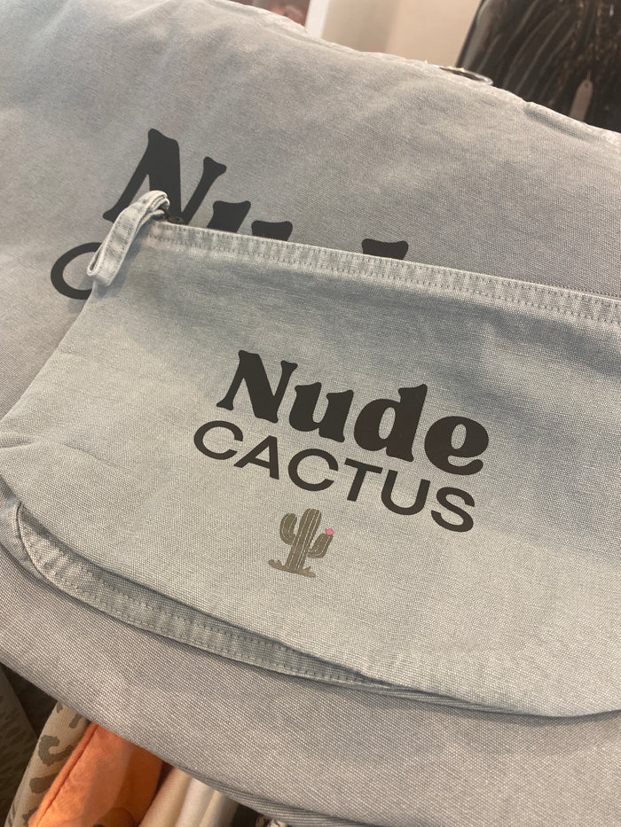 Trousse en coton NUDE CACTUS