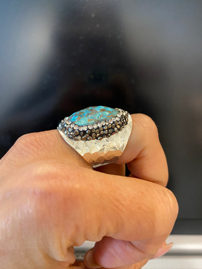 Bague Hypnochic argentée