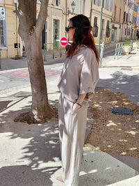 Blouse gaufrée desert - PLEASE