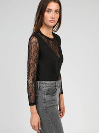 Top ADALIDA noir - An'ge