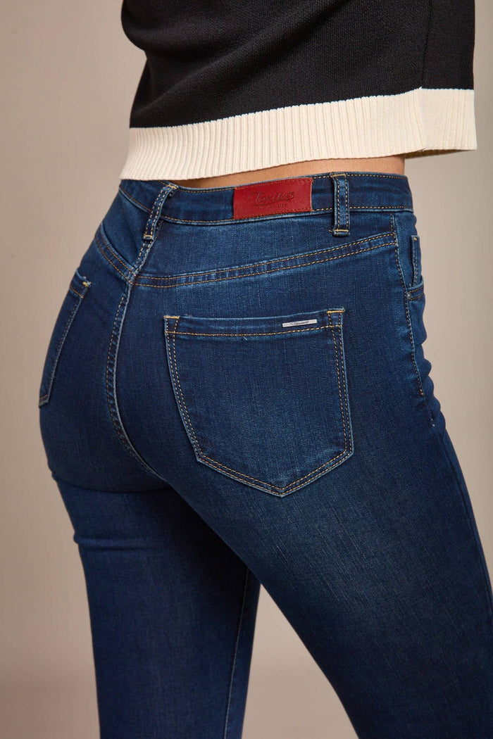 Jean skinny taille haute - Pulpeuse