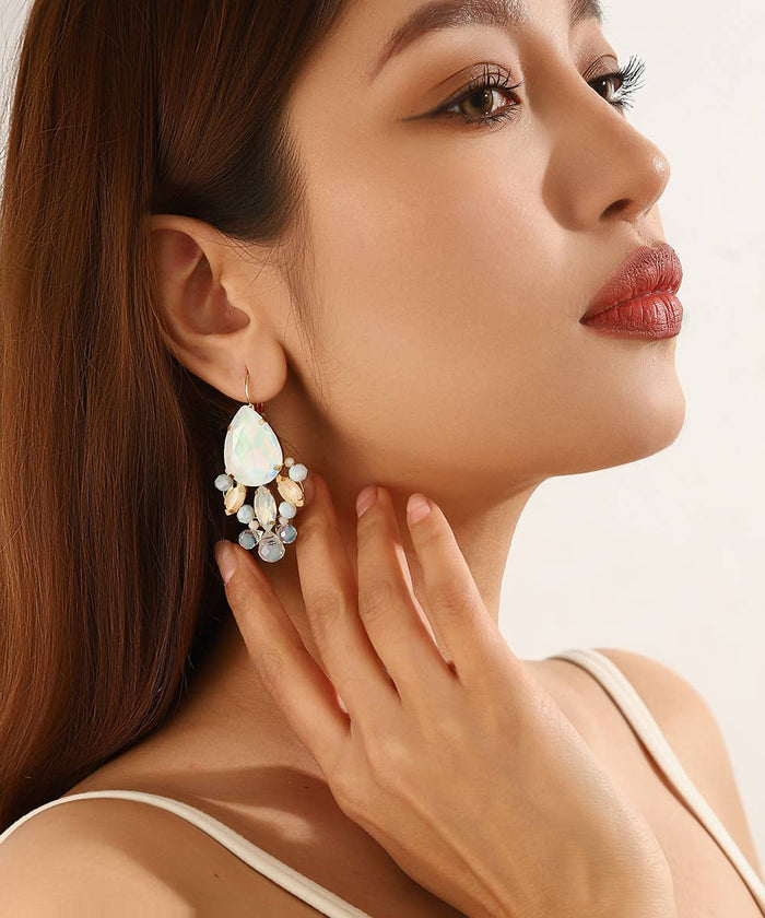 Boucles d’oreilles dormeuses goutte