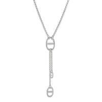 Collier Maille Marine Alternée Plaqué Argent 20 Microns - SCUDO