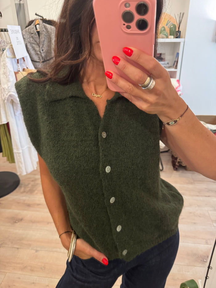 Gilet sans manche petites épaules - LOU