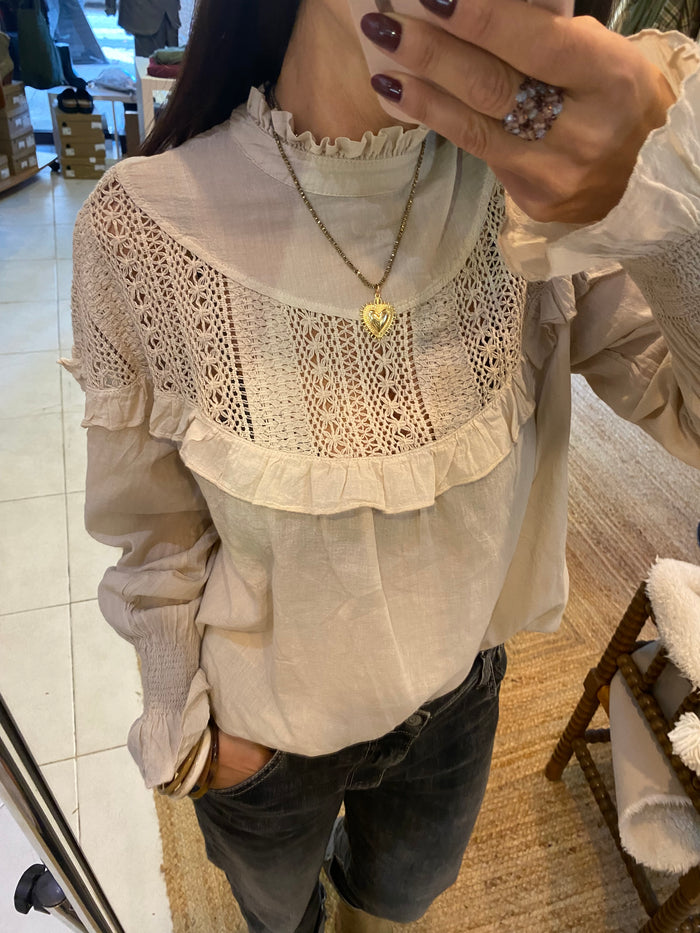 Blouse Johanna écrue - LOU