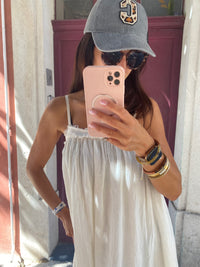 Robe courte voile de coton - LOU