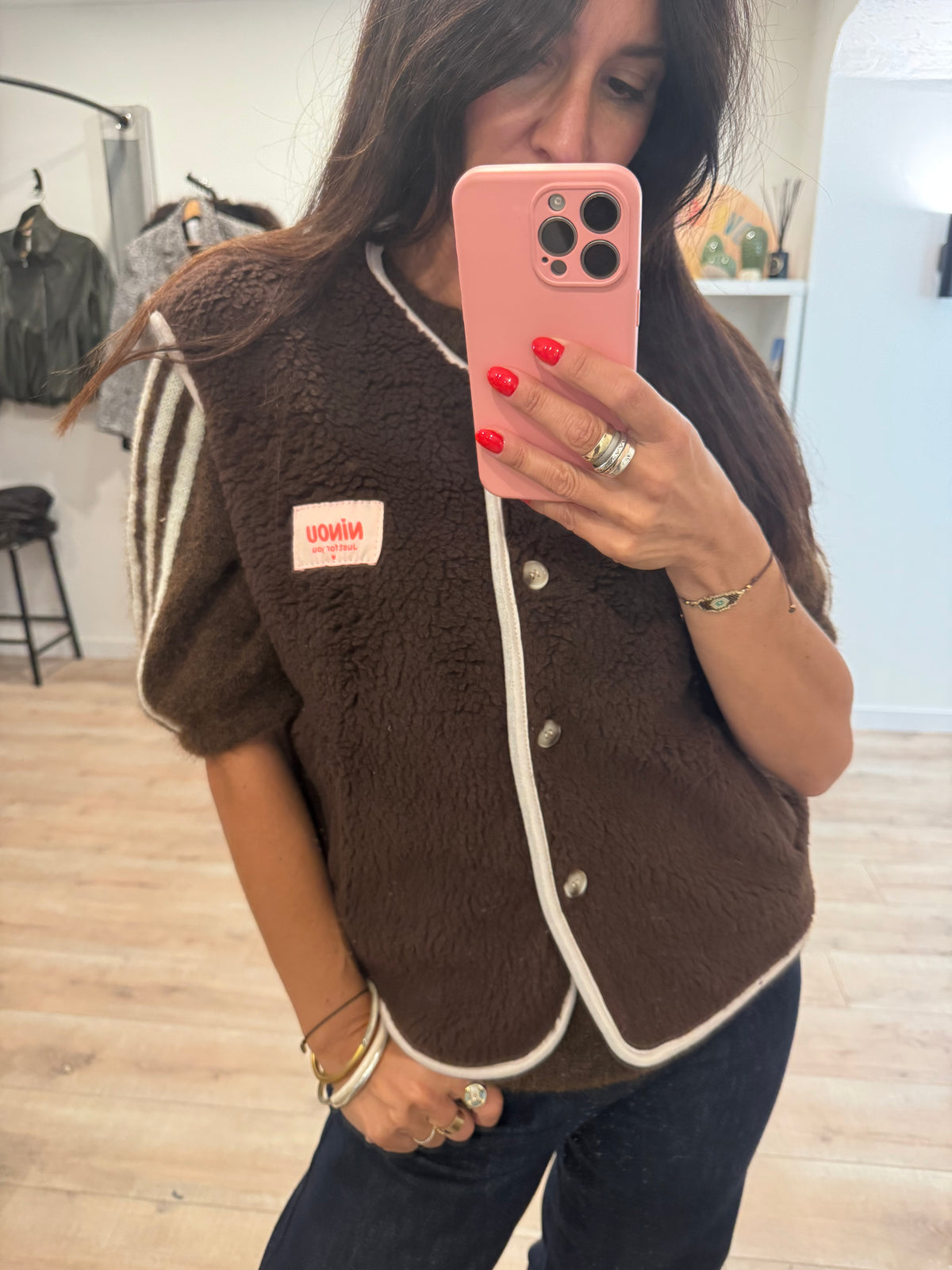Gilet sans manche mouton NINOU