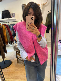 Gilet sans manche avec pinces & poches - LOU