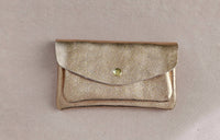 Porte monnaie cuir double poches