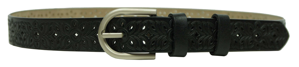 Ceinture en cuir ajouré