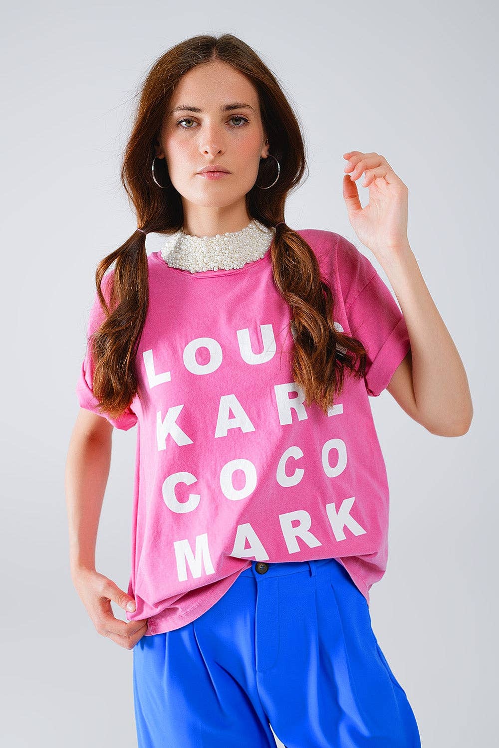 T-shirt rose LOUIS KARL