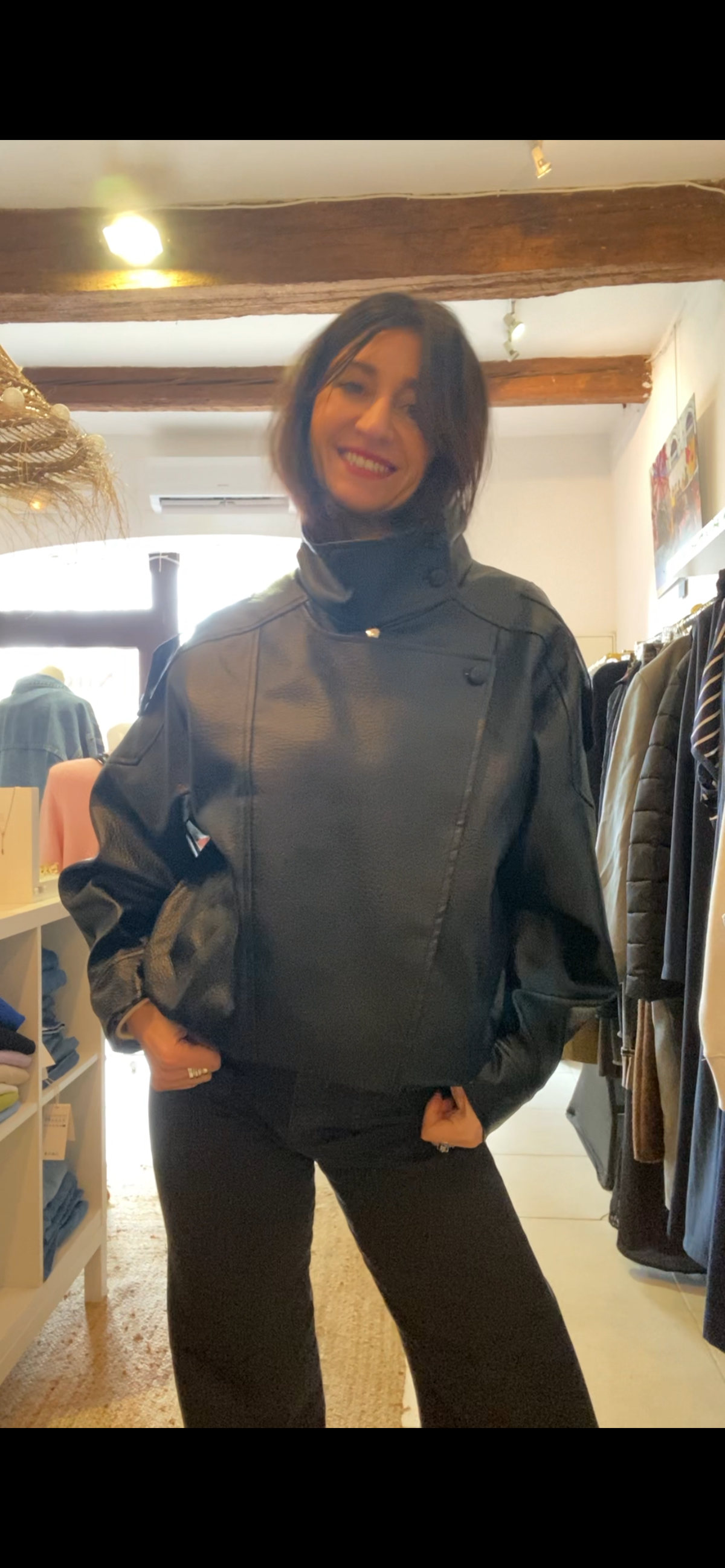 Blouson simili BoMBa - LOU