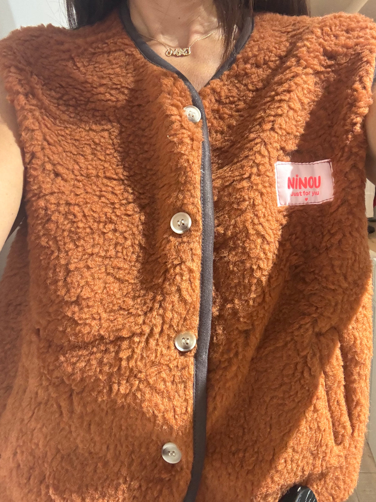 Gilet sans manche mouton NINOU