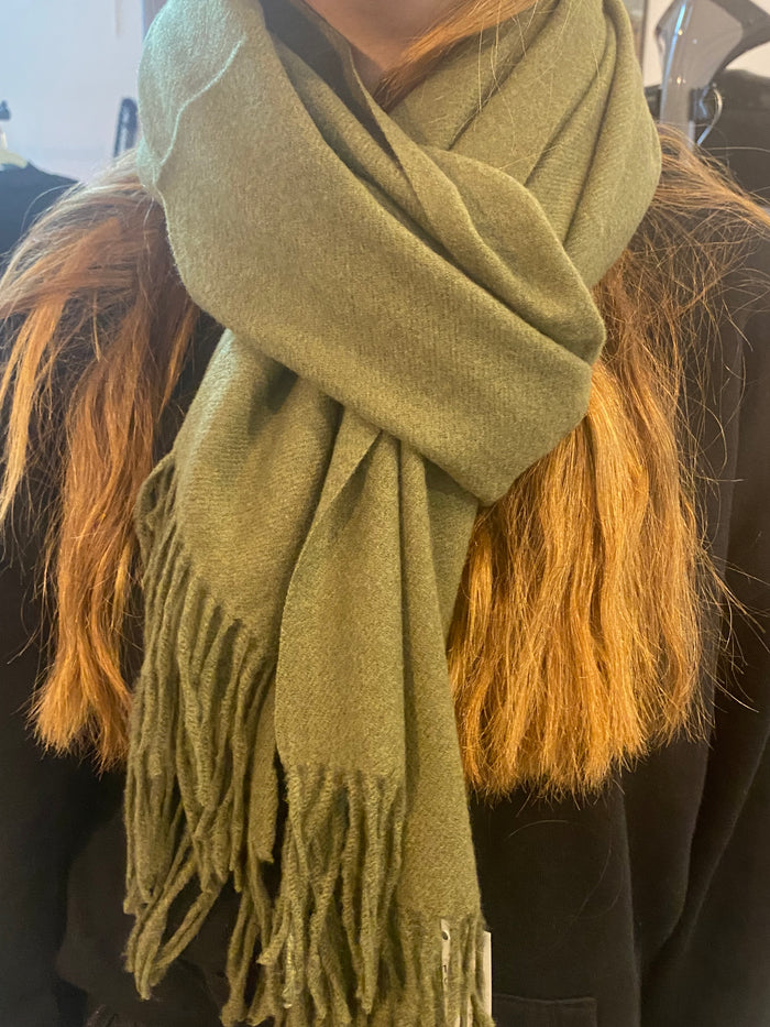 Echarpe unie cachemire - LOU