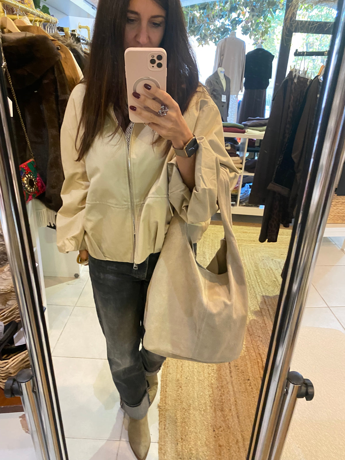 Veste boule écrue - LOU