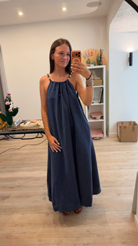 Robe bretelles perles  - LOU
