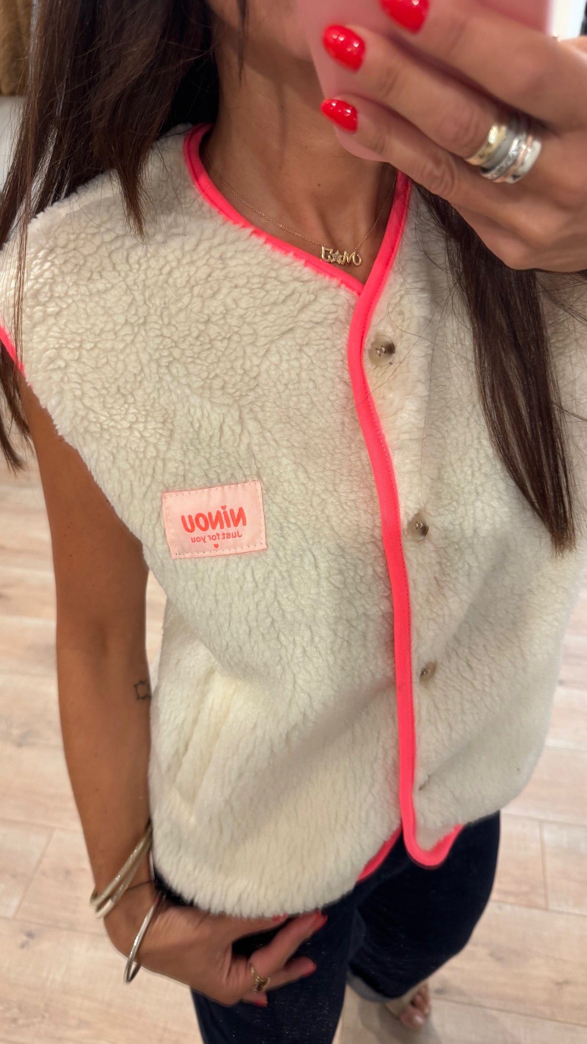 Gilet sans manche mouton NINOU