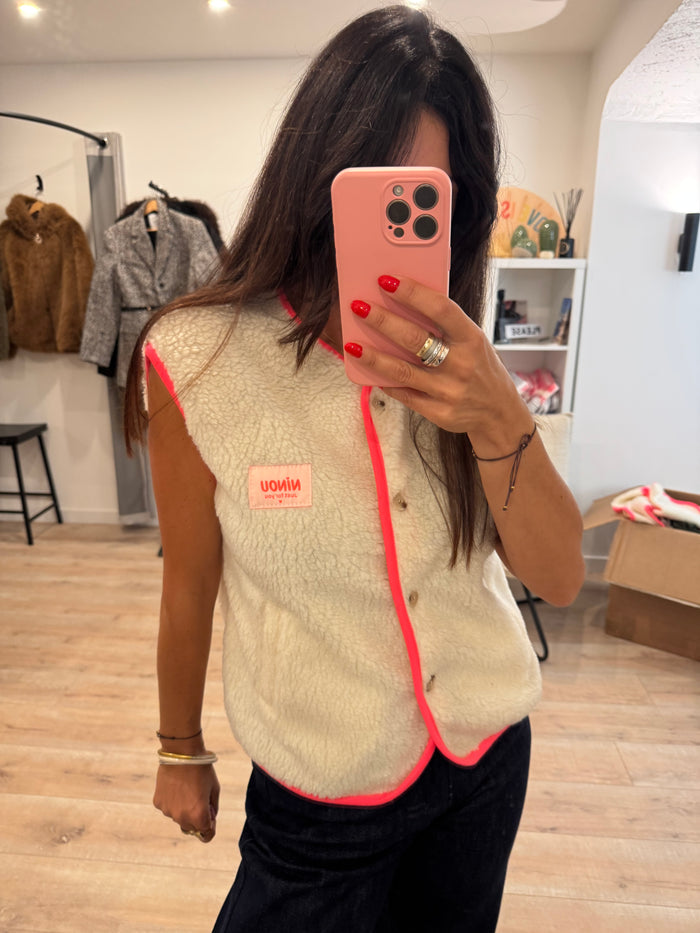 Gilet sans manche mouton NINOU