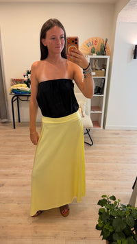 Jupe satin longue