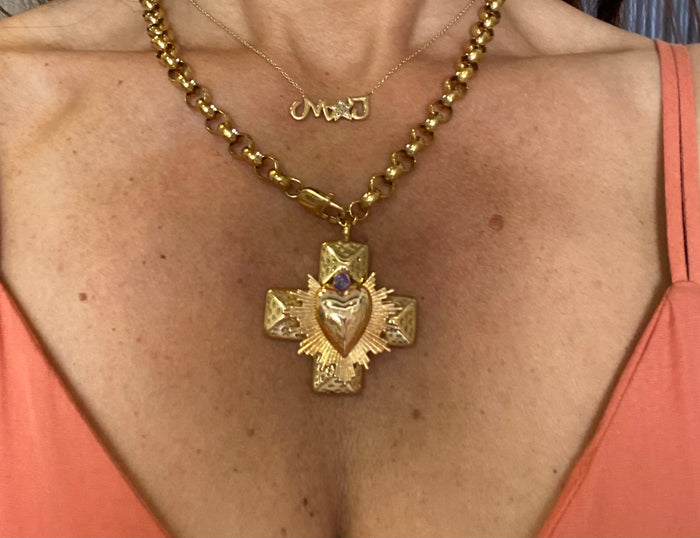Collier Cross Exvoto