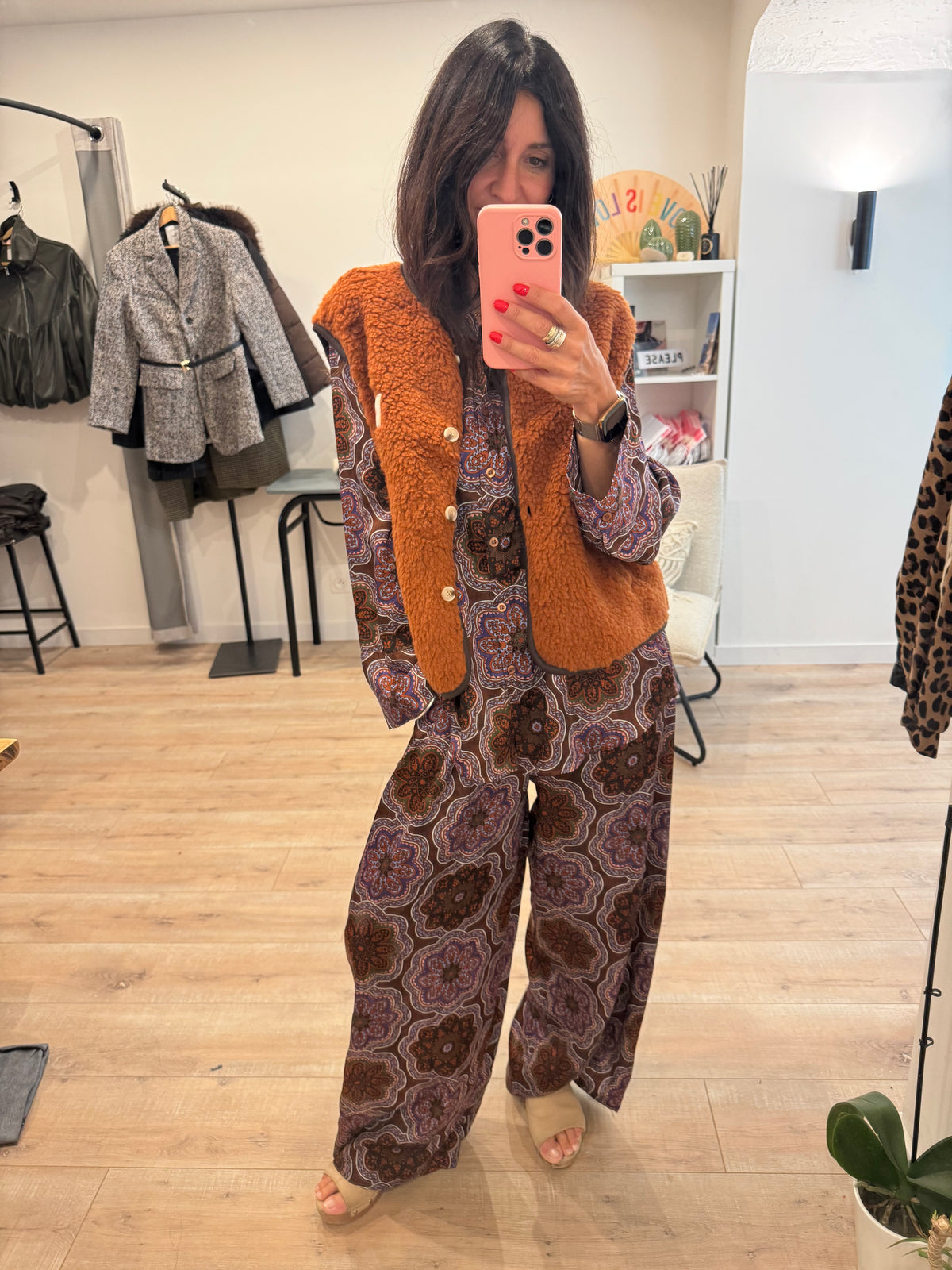 Pantalon fluide imprimé - LOU