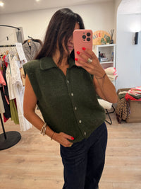 Gilet sans manche petites épaules - LOU