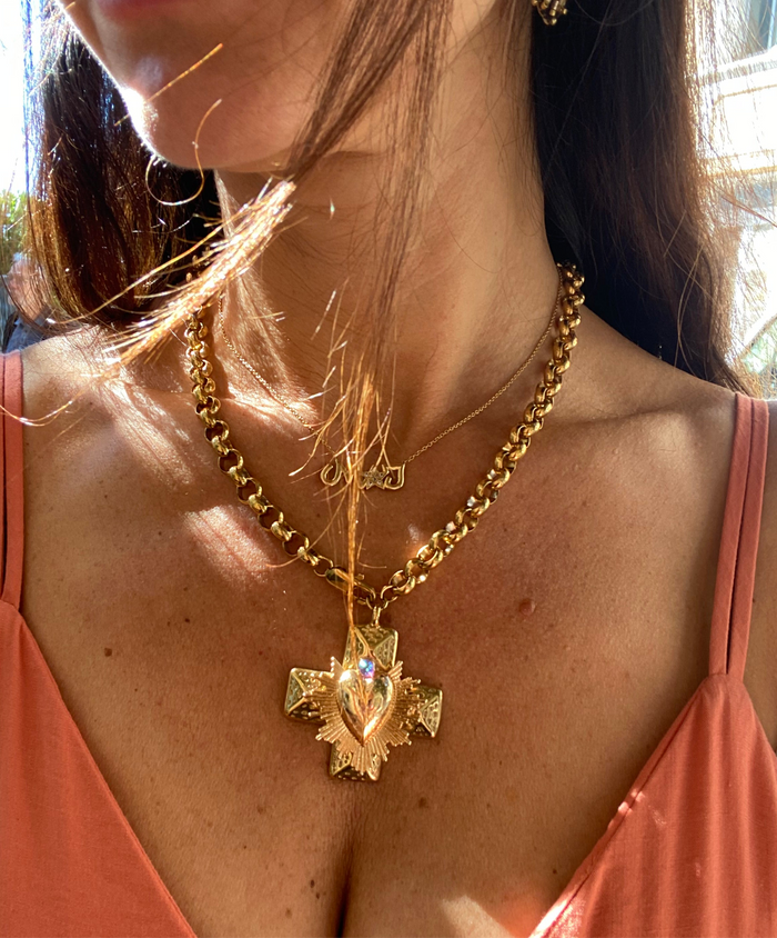 Collier Cross Exvoto