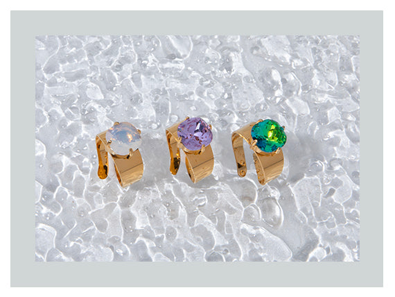 Bague Elizio dorée - NOA KIS