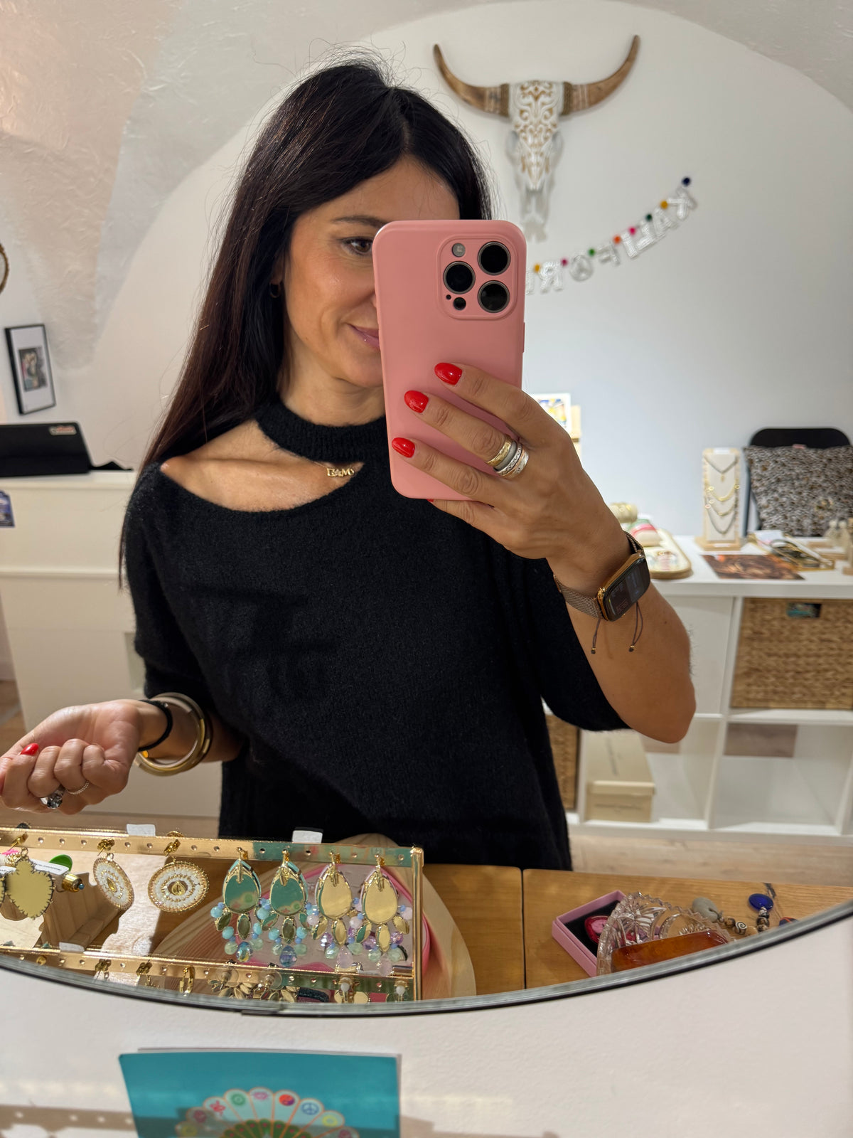 Pull col découpé Ciao Donna