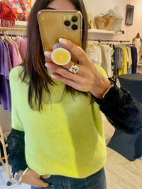 Petit pull tout doux manches courtes - NINOU