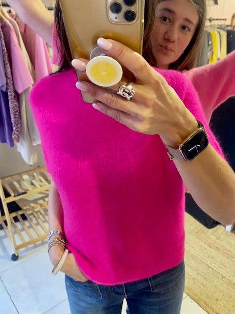 Petit pull tout doux manches courtes - NINOU