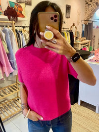 Petit pull tout doux manches courtes - NINOU