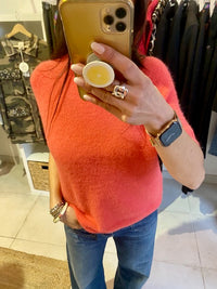 Petit pull tout doux manches courtes - NINOU