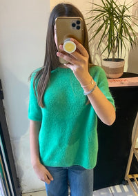 Petit pull tout doux manches courtes - NINOU