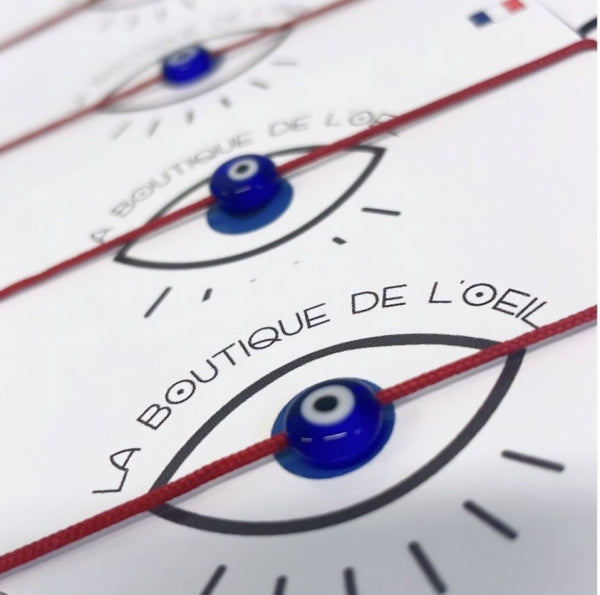 Bracelet oeil LIZA rouge